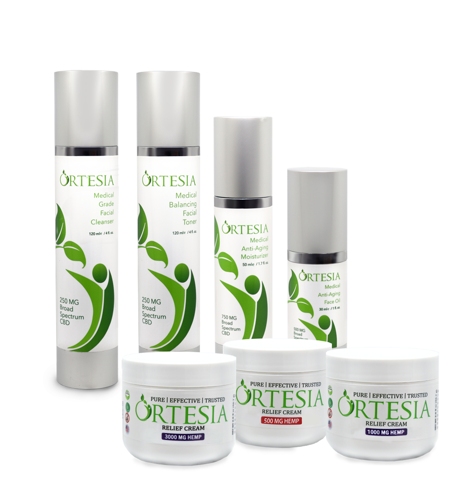 Ortesia CBD Relief Cream & Skin Care CBD Products