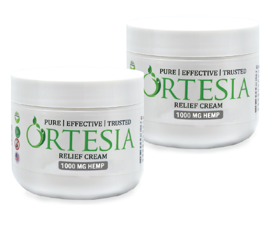 Ortesia Relief Cream 2-Pack 1000MG
